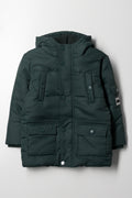 Hooded Jacket Dark Green