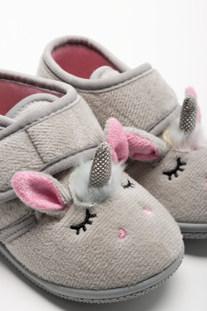 Unicorn Slipper Grey (2)