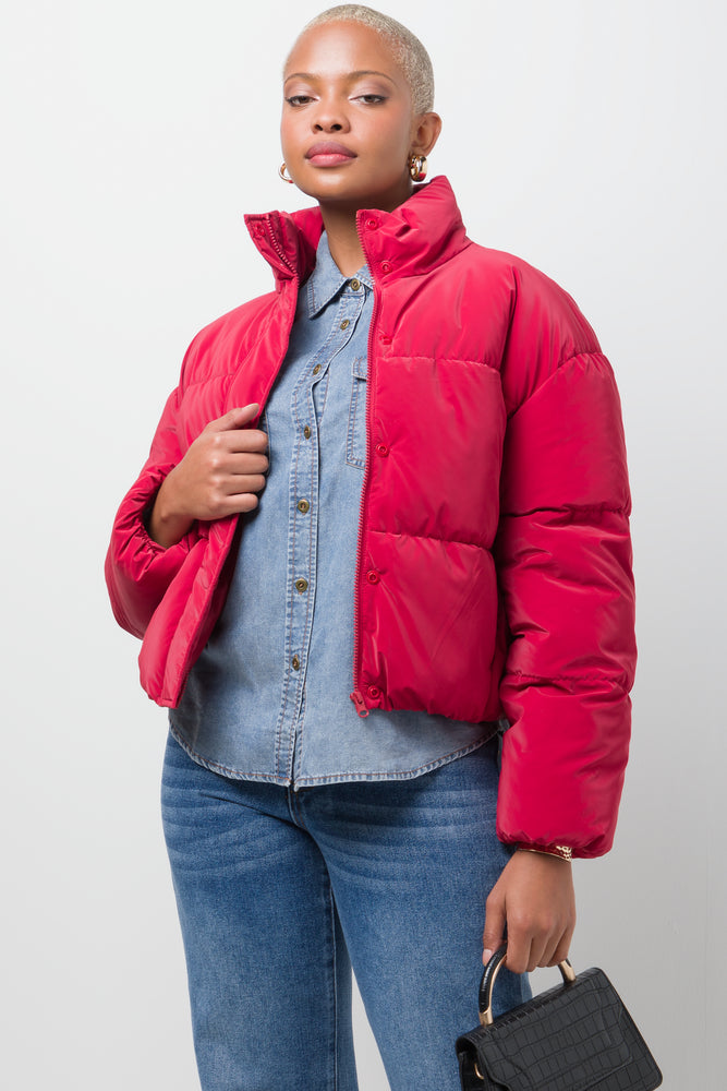 Puffer Jacket Red