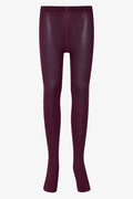 2 Pack Floral Tights Burgundy And Dark Grey (1)