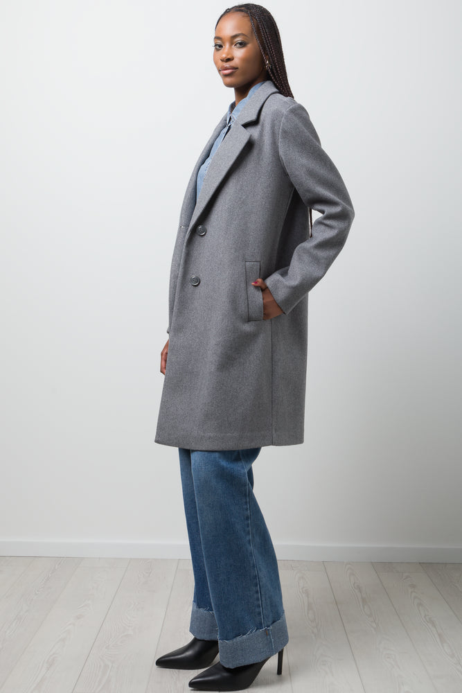 Melton Coat Grey