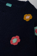 Flower Jersey Navy (1)