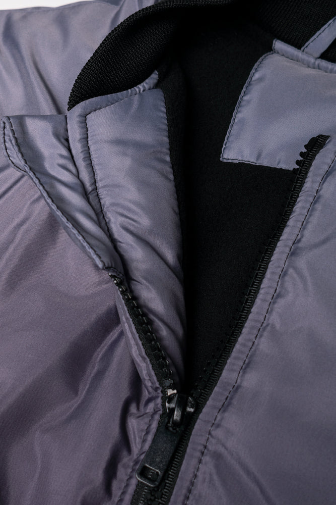 Ombre Bomber Jacket Black And Grey (1)