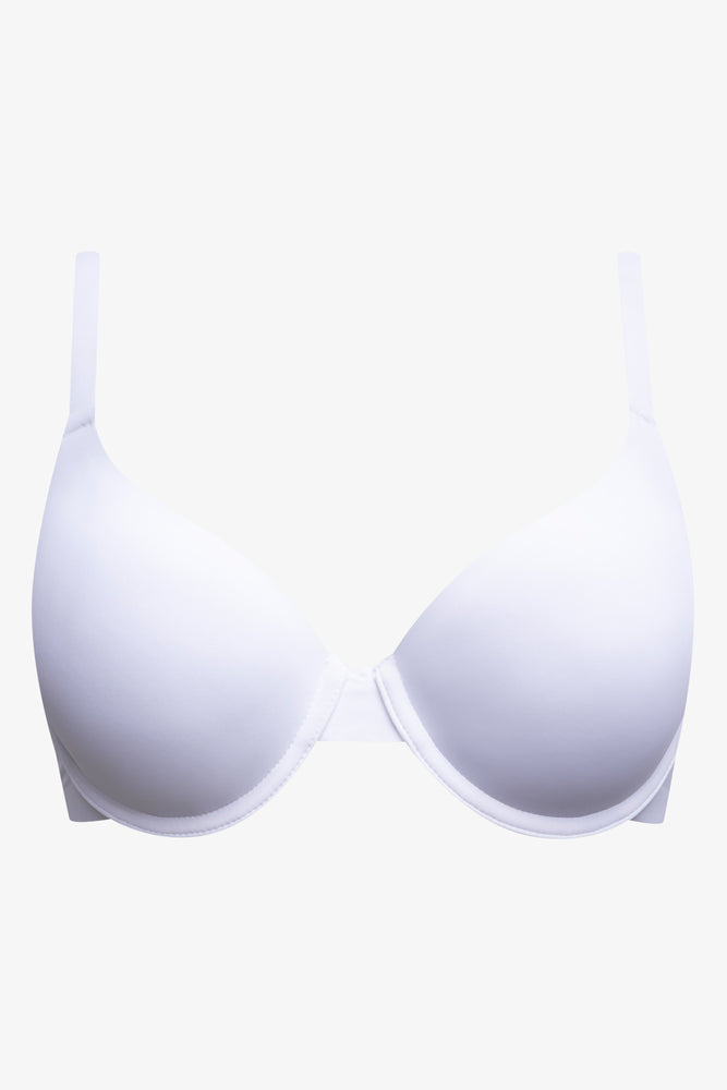 2 Pack Smooth Bonded Wing T-Shirt Bras White And Natural