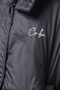 PUFFER JACKET WITH HOOD BLACK (3)