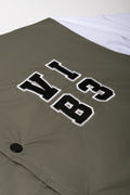 Baseball Jacket Green And White (1)