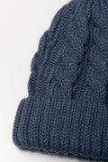 Chunky Knit Beanie Blue (1)