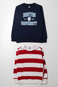 2 Pack Tracktops Navy And Red