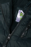 Basic Hooded Puffer Jacket Green (1)