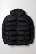 Hooded Puffer Jacket Black