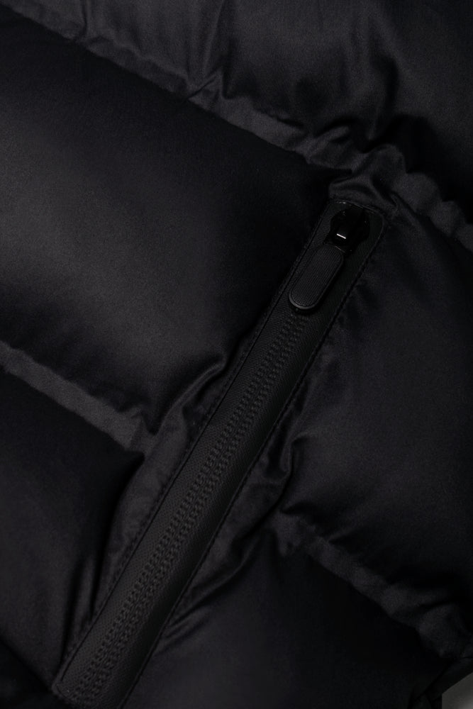 Hooded Puffer Jacket Black
