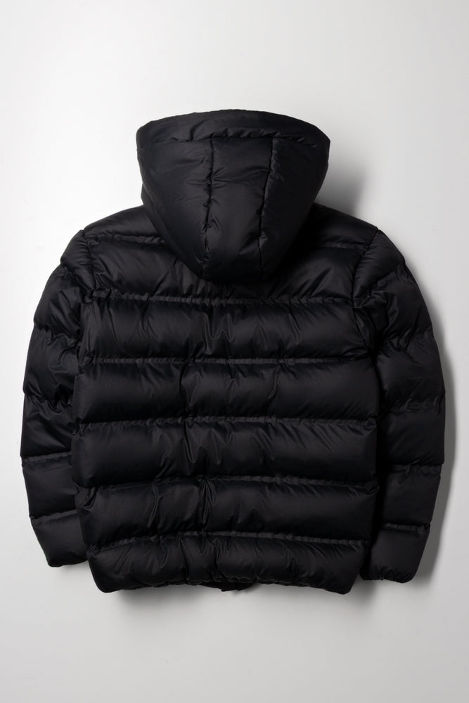 Hooded Puffer Jacket Black (2)