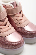 Minnie Mouse Light Up High Top Sneakers Pink (2)
