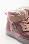Minnie Mouse Light Up High Top Sneakers Pink (3)