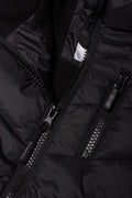 Basic Hooded Puffer Jacket Black (1)