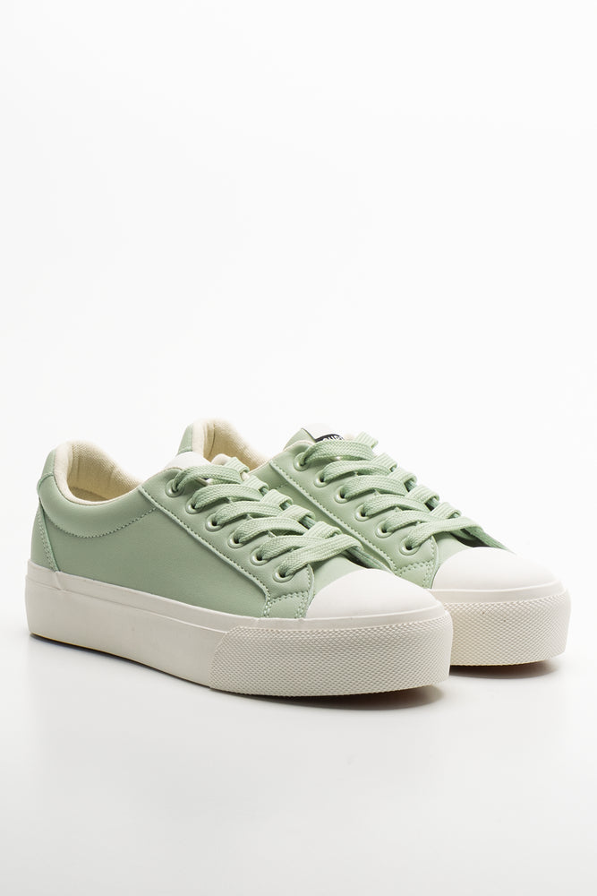 Platform Sneakers Sage