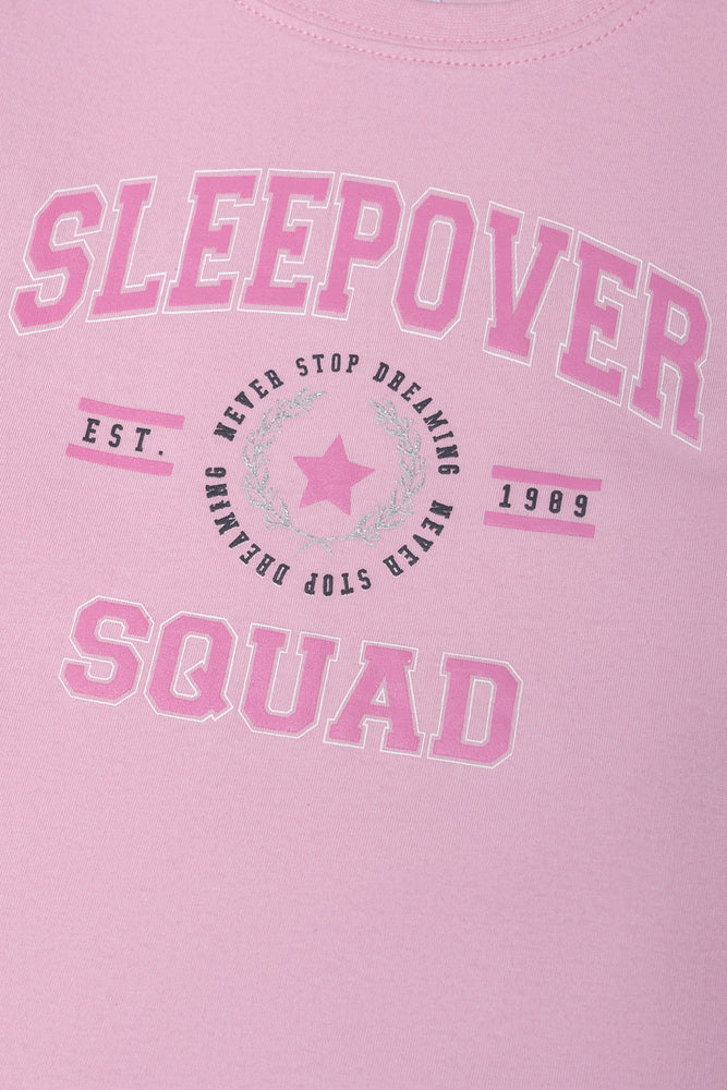 Flannel Pyjama Set Pink