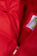 Hooded Puffer Jacket Red (1)