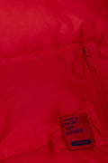 Hooded Puffer Jacket Red (2)