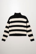 Stripe Jersey Black And White