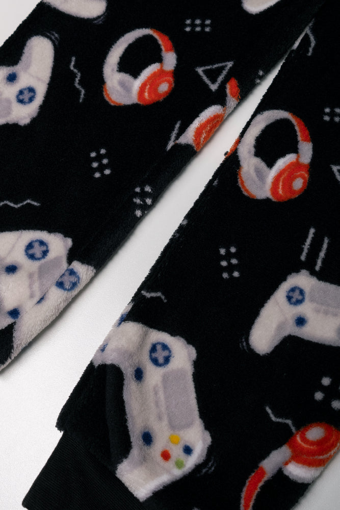 Long Sleeve Pyjamas Black (2)