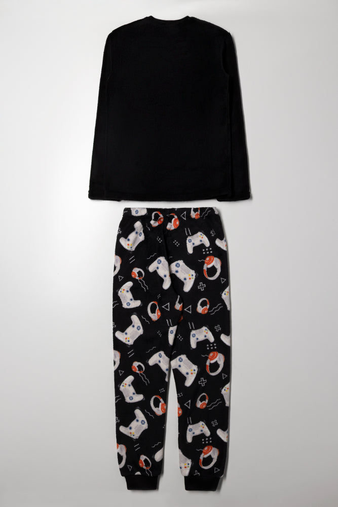 Long Sleeve Pyjamas Black (3)