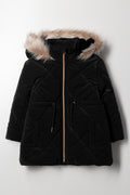 Hooded Puffer Jacket Black