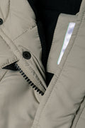 Hooded Puffer Parka Jacket Green (1)