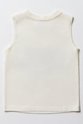 Tiger Sleeveless T-Shirt White (2)
