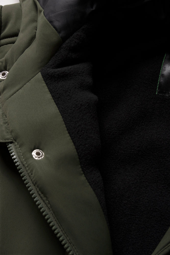 Puffer Parka Jacket Green (1)