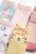 5 Pack Wild Animal Socks Multi (1)