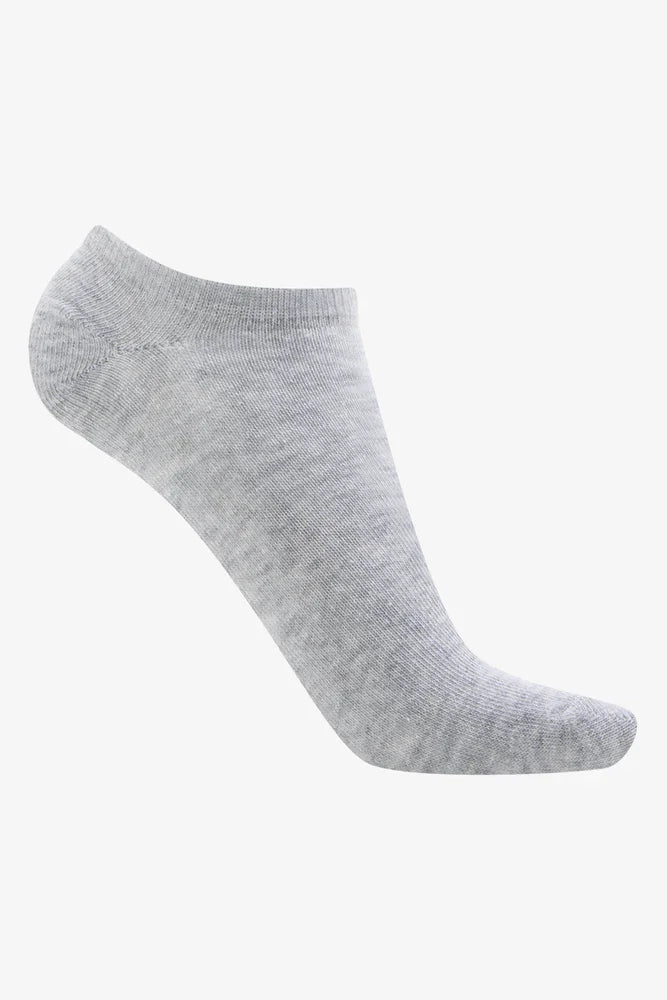 5 Pack Low Cut Socks Black, Grey And White (2)