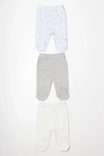 3 Pack Leggings Grey