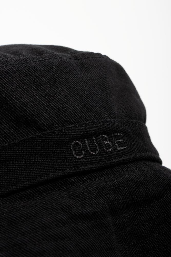 Frayed Bucket Hat Black (2)