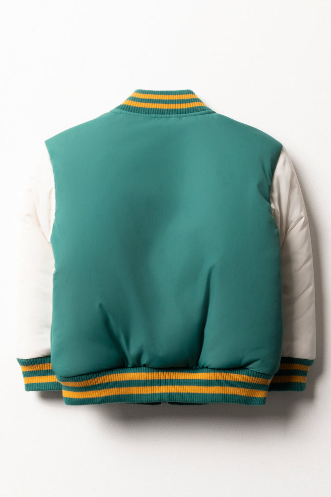 Snoopy Bomber Jacket Green (2)