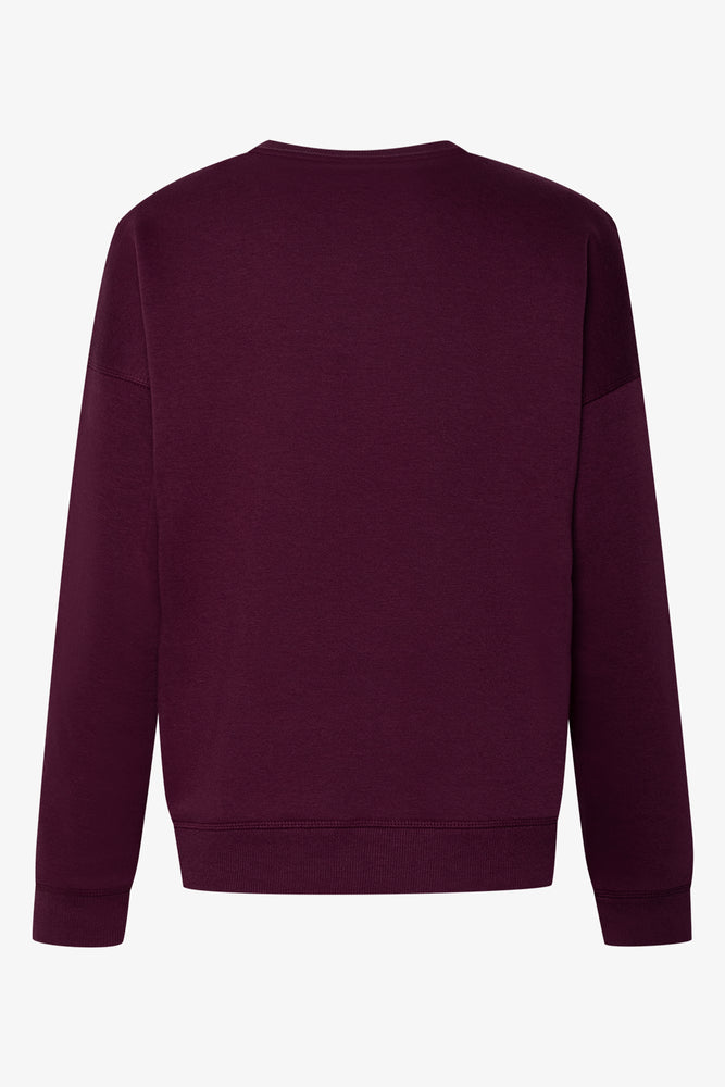 Crew Neck Tracktop Burgundy (1)