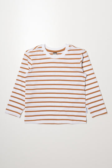 Stripe Long-Sleeve T-Shirt Natural