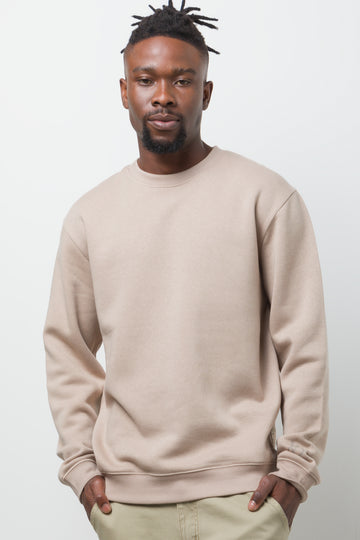Crew Neck Tracktop Natural