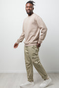 Crew Neck Tracktop Natural (1)