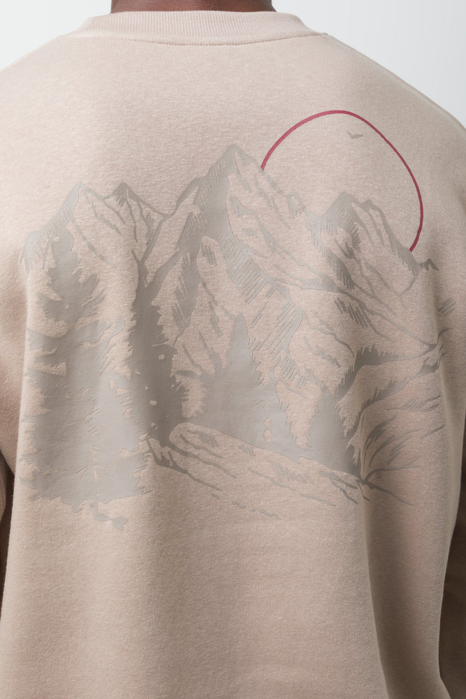 Crew Neck Tracktop Natural (3)