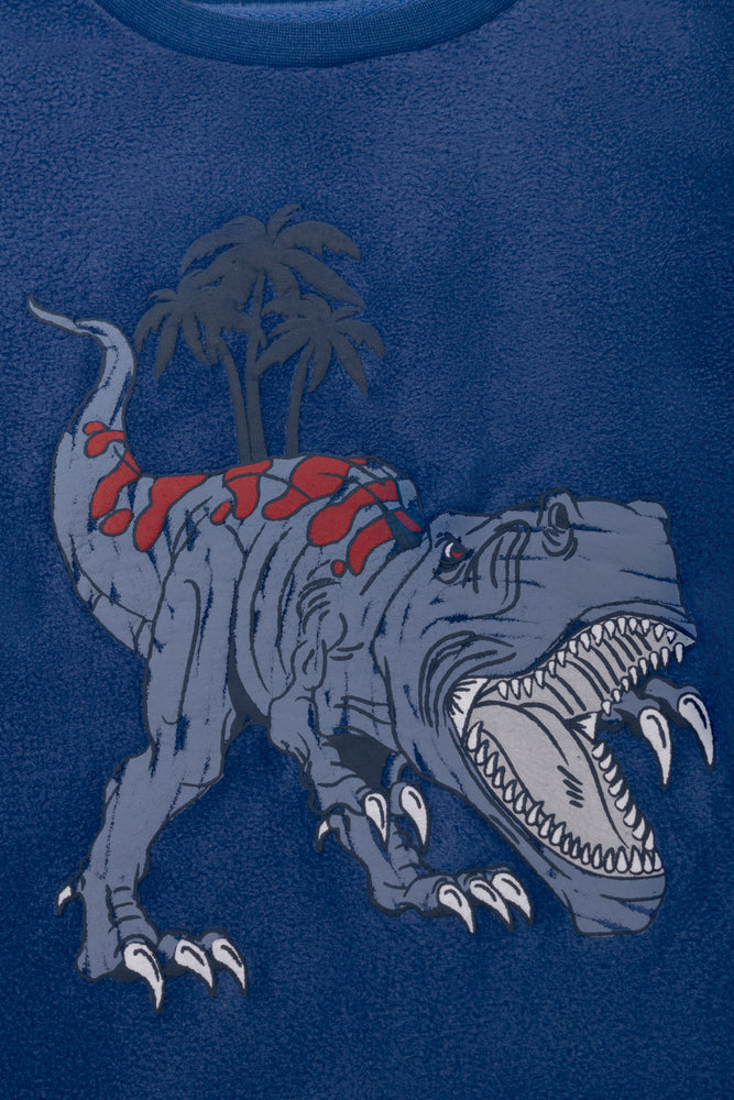 2 Pack Dino Long Sleeve Pyjamas Blue