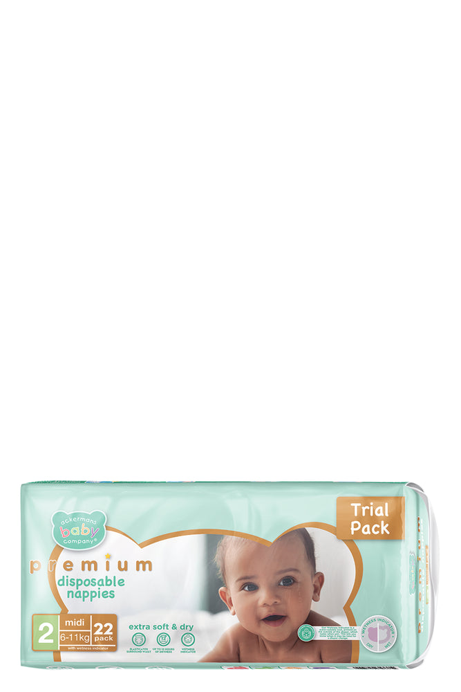 ABC Premium Mini Nappies Size 1 26'S