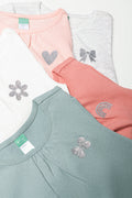 5 Pack Long Sleeve T-Shirts Multi (1)
