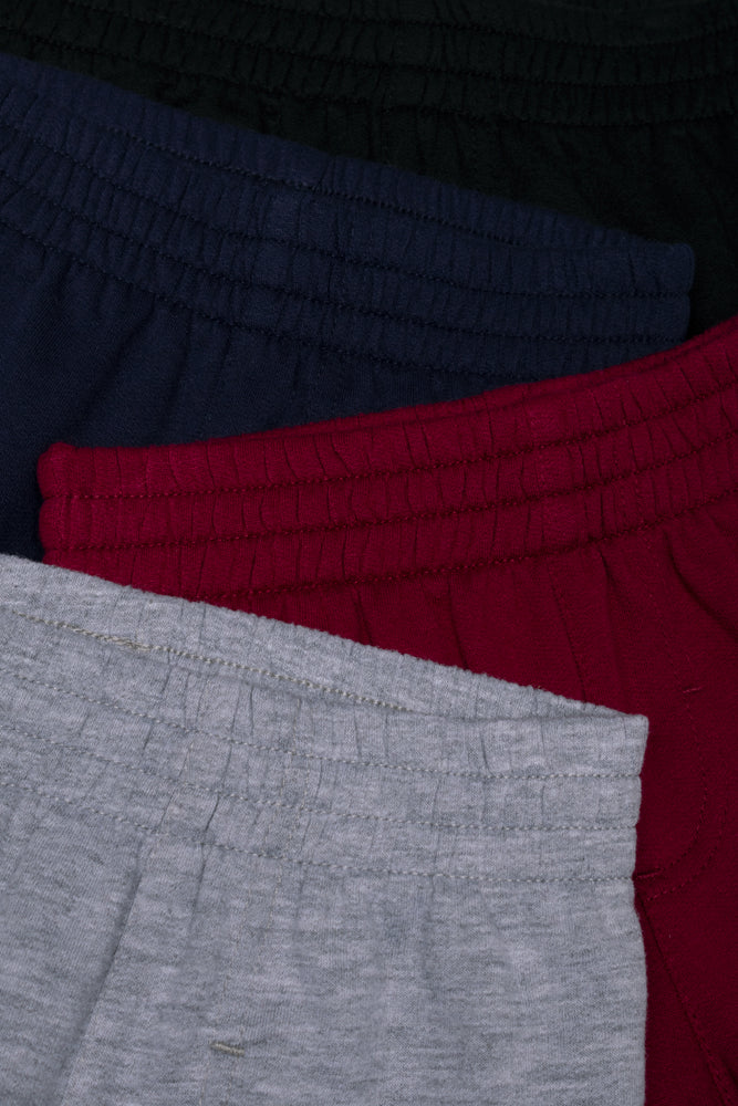 4 Pack Trackpants Black, Navy, Grey And Red (1)