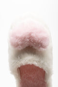 Heart Slippers Cream And Pink (4)