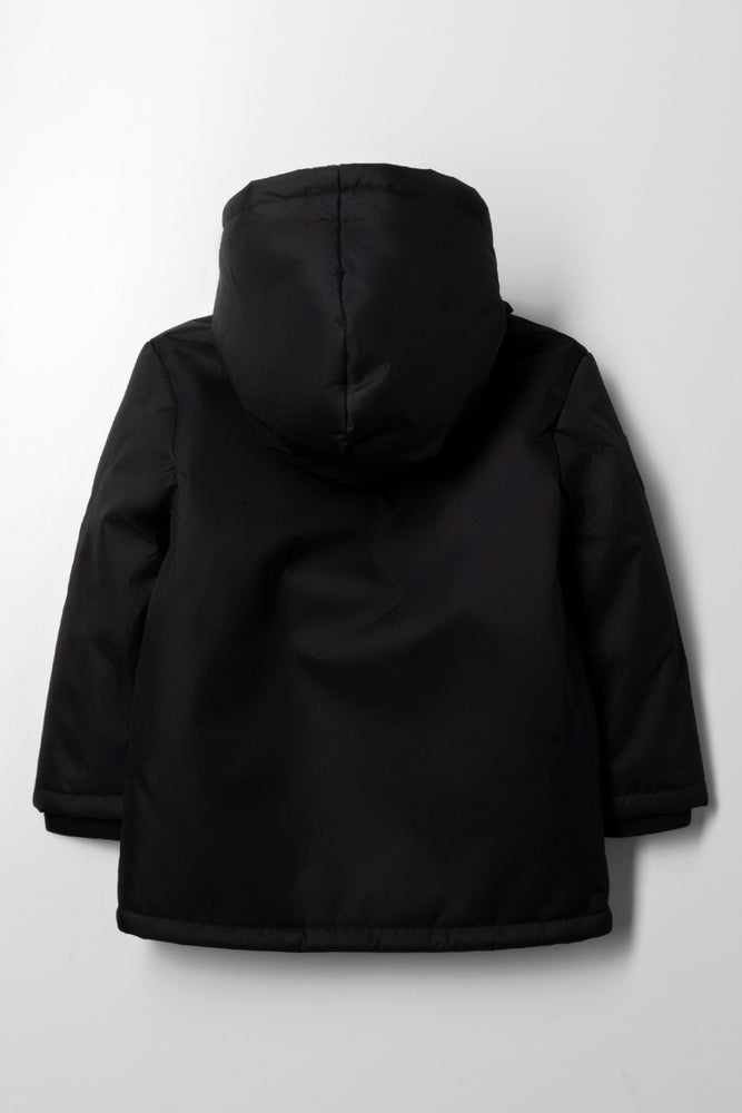 Jurassic World Parka Jacket Black (3)