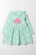 Hooded Dress Green
