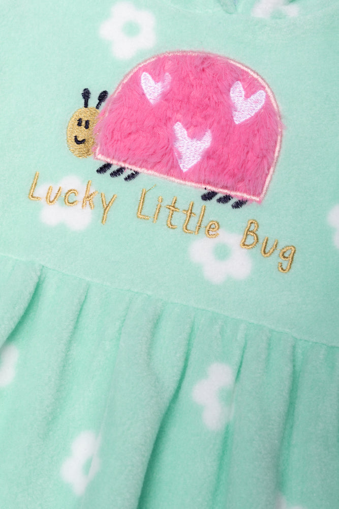 Hooded Dress Green (1)