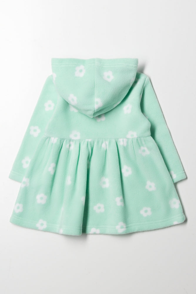 Hooded Dress Green (2)