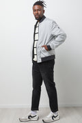 Reversible Bomber Jacket Black And Grey (1)
